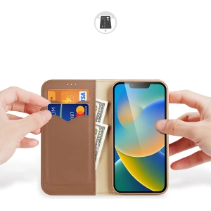 Etui Dux Ducis Hivo Apple iPhone 14 hnědá