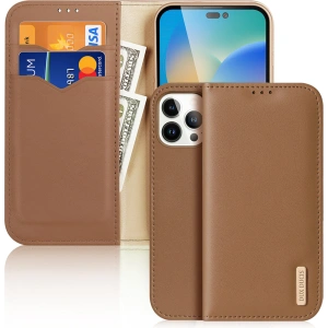Etui Dux Ducis Hivo Apple iPhone 14 Pro Max hnědá