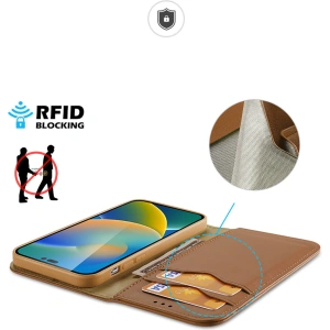 Etui Dux Ducis Hivo Apple iPhone 14 Pro Max hnědá