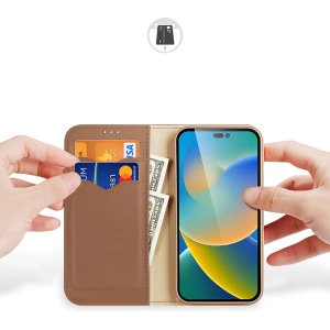 Etui Dux Ducis Hivo Apple iPhone 14 Pro Max hnědá