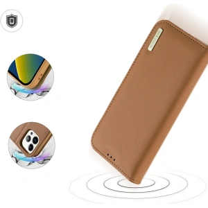 Etui Dux Ducis Hivo Apple iPhone 14 Pro Max hnědá