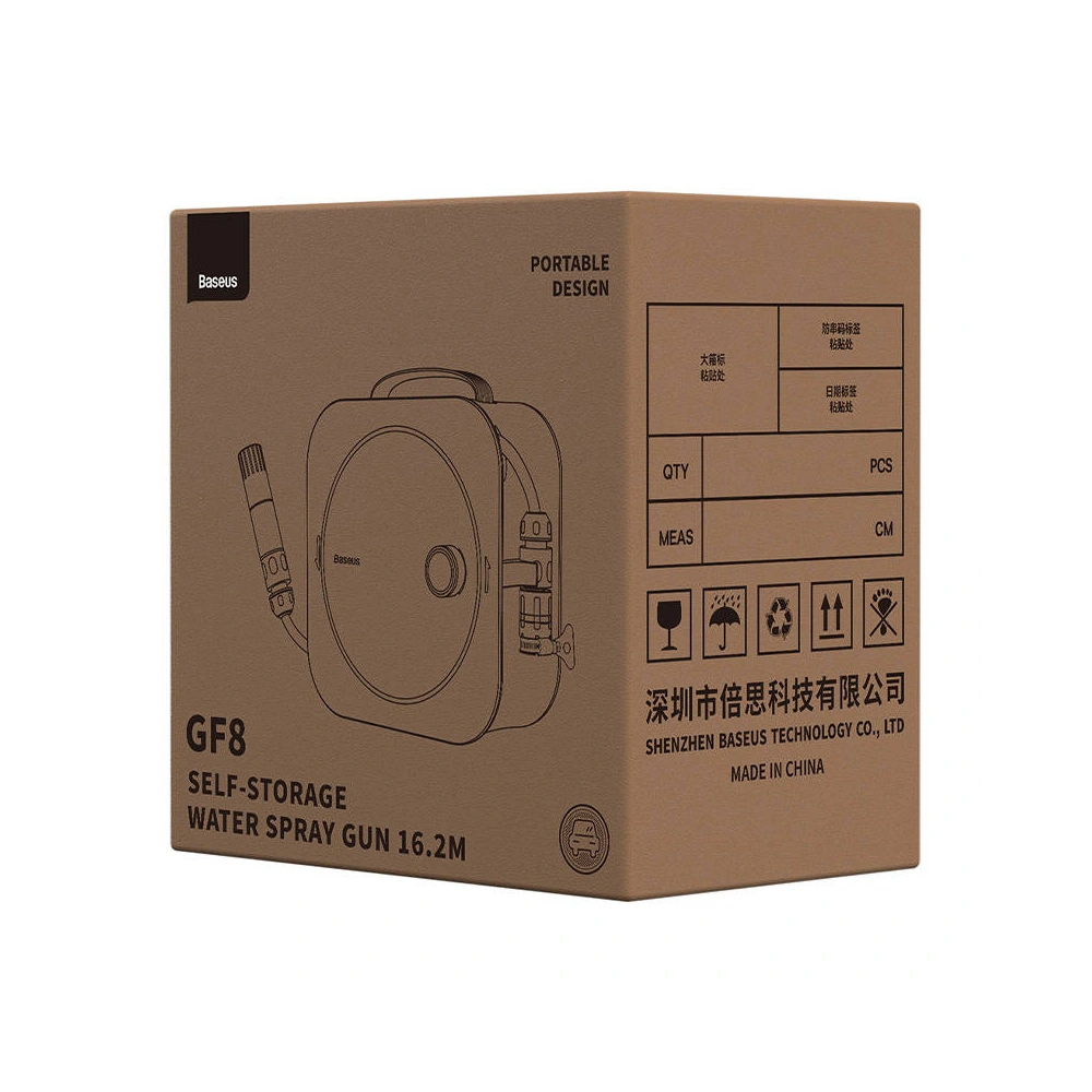 Hurtownia GSM - Gartenwasserschlauch mit automatischem Aufroller Baseus GF8 16.2m - BSU3660 - {ean13} - Hurt