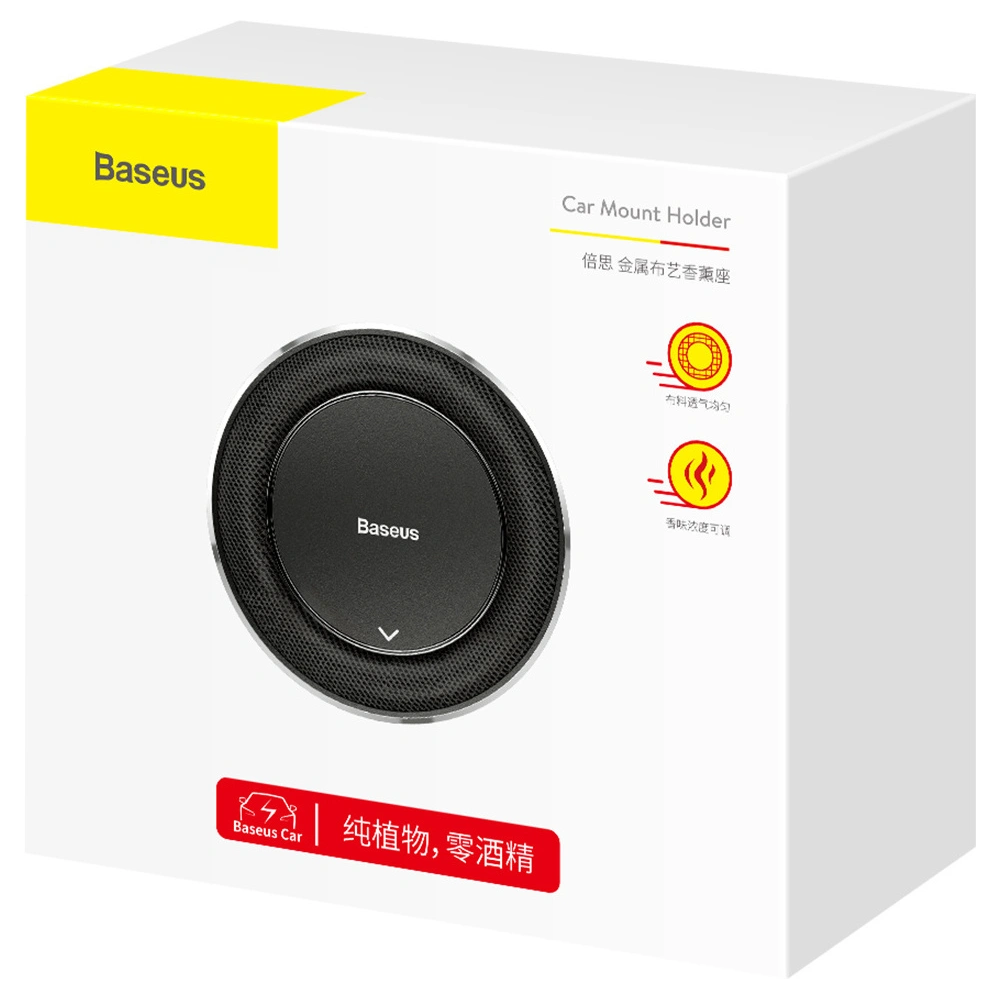 Hurtownia GSM - Parfum de mașină pentru tabloul de bord Baseus Metal (negru) - BSU3661 - {ean13} - Hurt