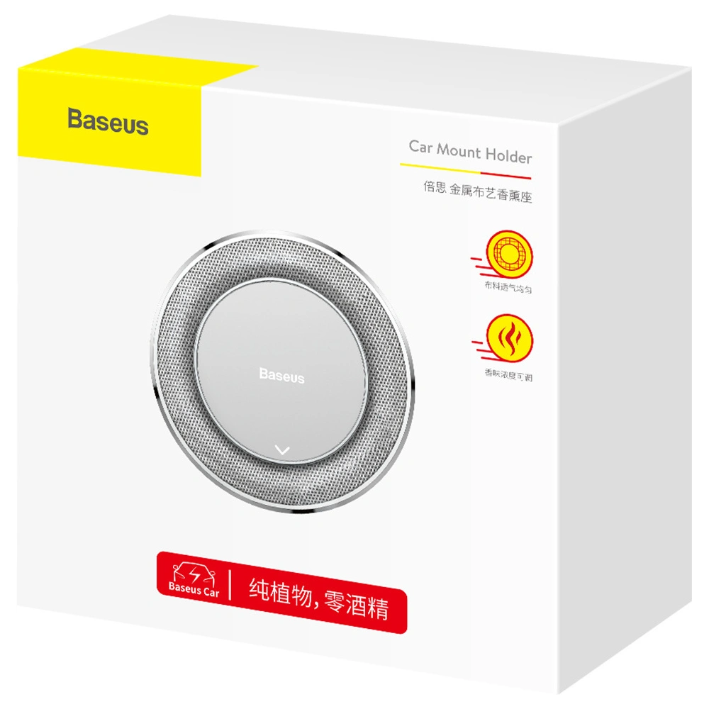Hurtownia GSM - Parfum pentru mașină pentru tabloul de bord Baseus Metal (argintiu) - BSU3662 - {ean13} - Hurt