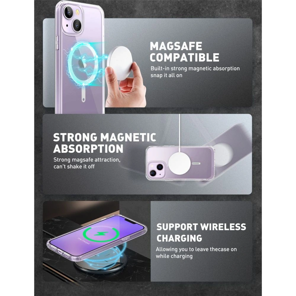 Hurtownia GSM - Etui Supcase Ub Mag MagSafe Apple iPhone 14 Plus / 15 Plus Čiré - SPC321 - {ean13} - Hurt