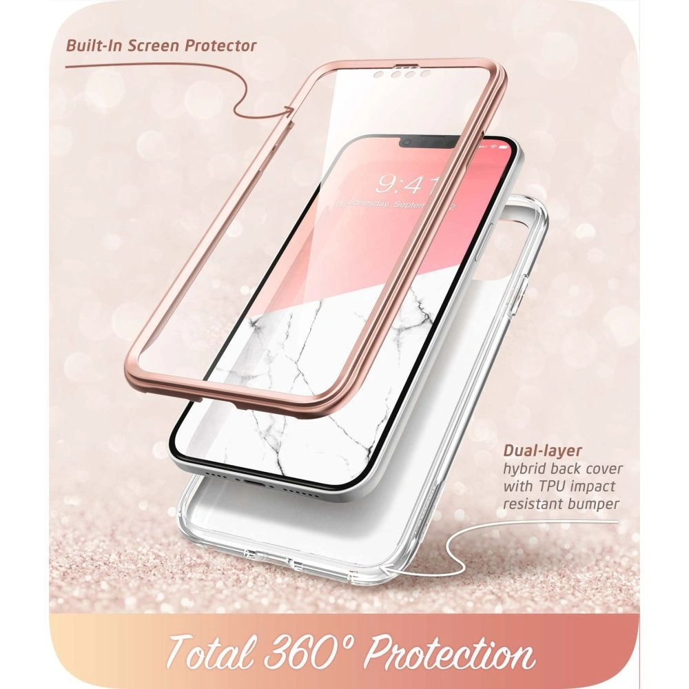 Supcase Cosmo Apple iPhone 14/13 Marble Pink