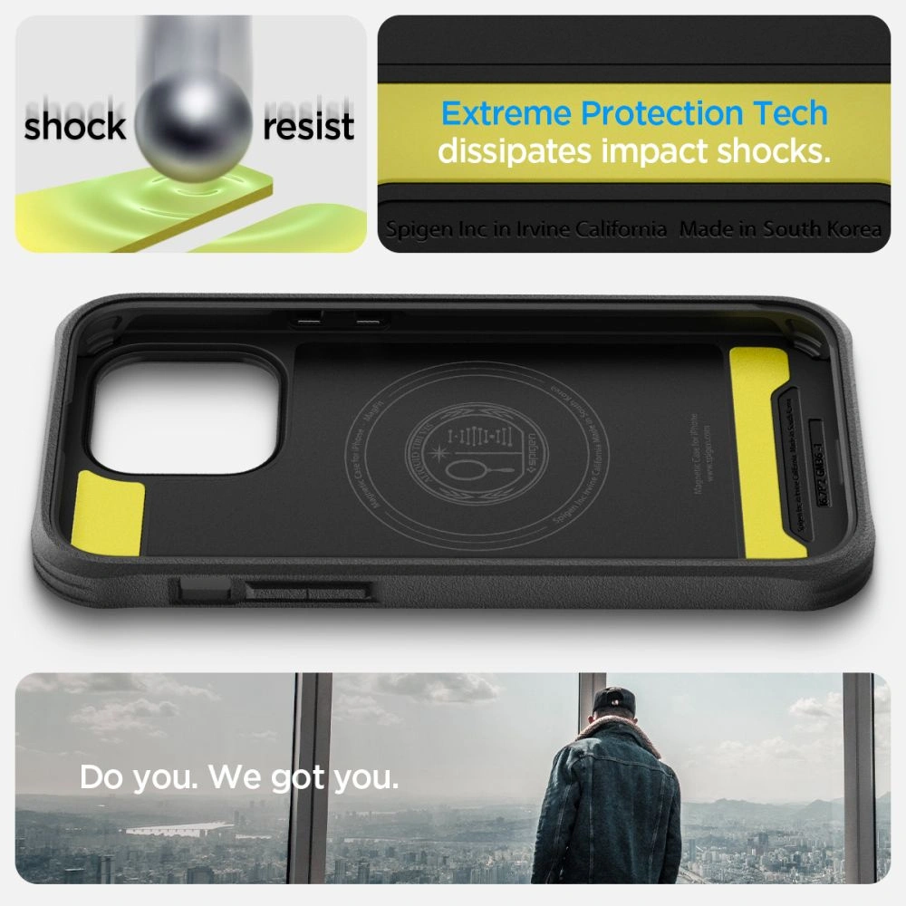 Hurtownia GSM - Etui Spigen Geo Armor 360 Mag MagSafe Apple iPhone 14 Pro černé - SPN2567 - {ean13} - Hurt