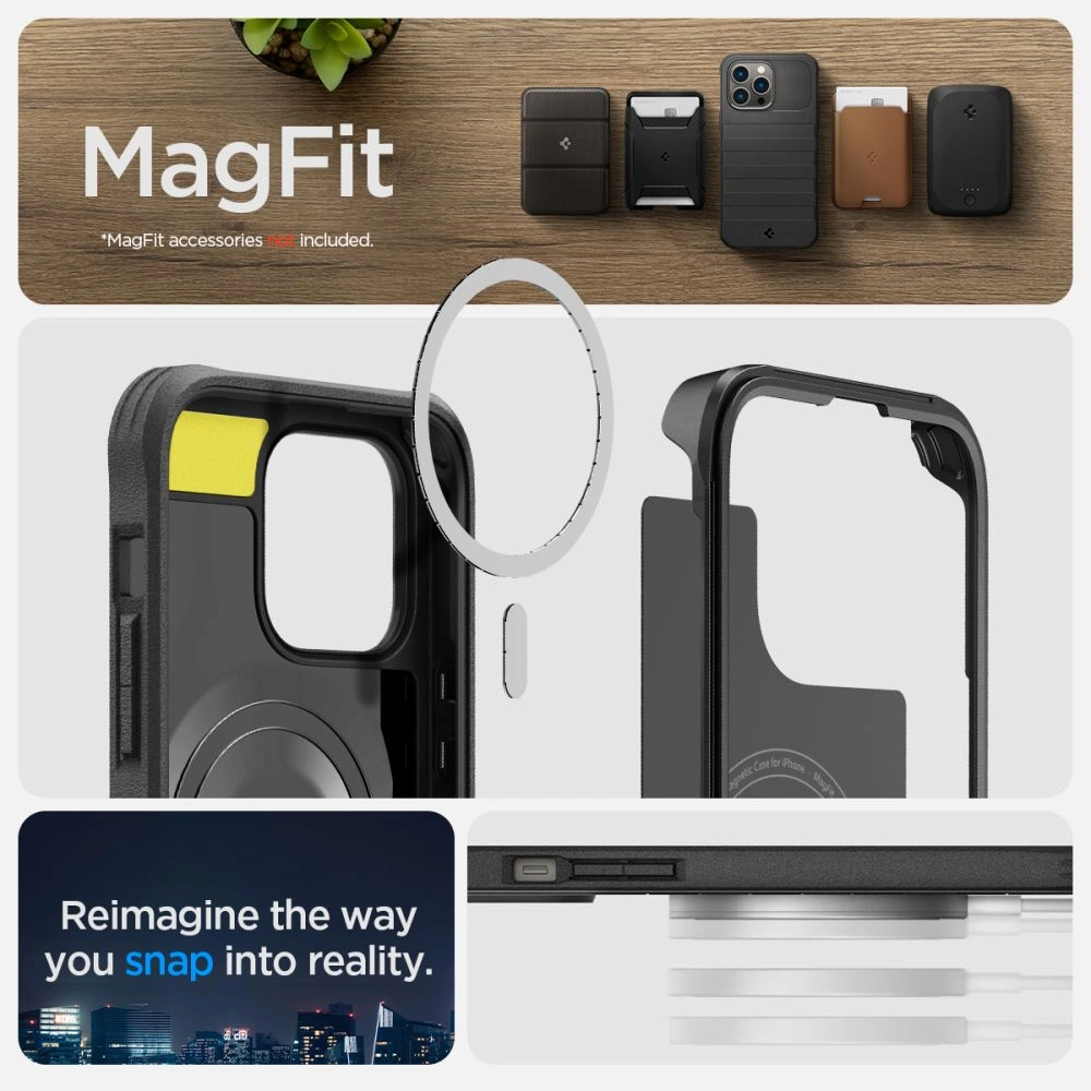 Hurtownia GSM - Case Spigen Geo Armor 360 Mag MagSafe Apple iPhone 14 Pro Schwarz - SPN2567 - {ean13} - Hurt