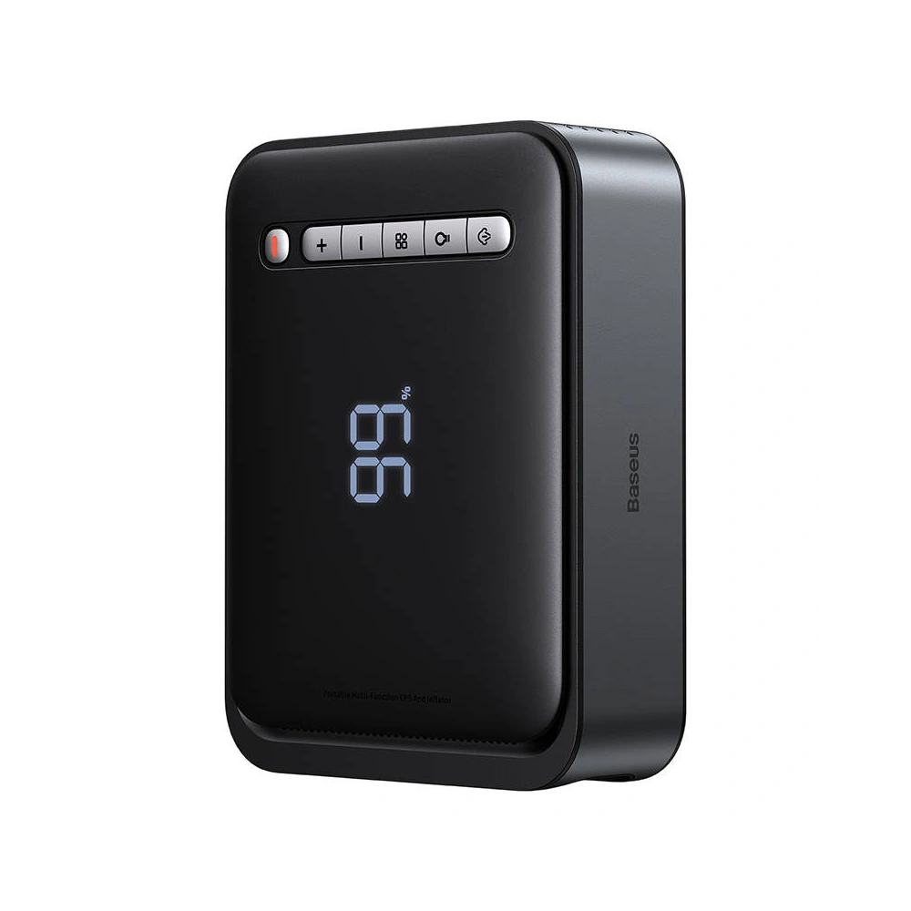 Hurtownia GSM - Powerbank / Starthilfe + Kompressor 2w1 Baseus Super Energy Auto-Starthilfe, 8000mAh, 1000A USB (schwarz) - BSU3666 - {ean13} - Hurt