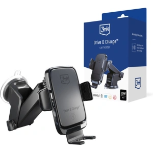 Hurtownia GSM - Automatická automobilová držák s bezdrátovou nabíječkou 3MK Drive&Charge 15W - 3MK4182 - {ean13} - Hurt