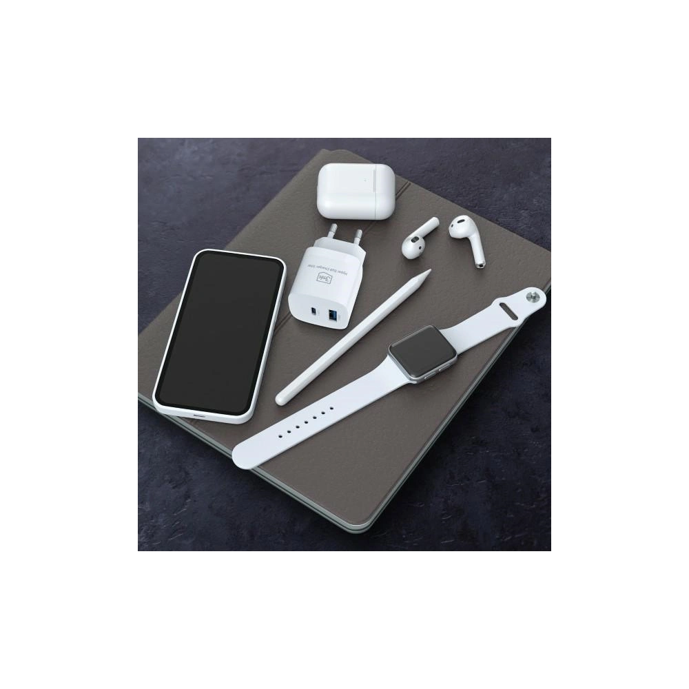 Hurtownia GSM - Hálózati töltő 3MK Hyper GaN Töltő 33W Power Delivery USB + USB-C - 3MK4183 - {ean13} - Hurt