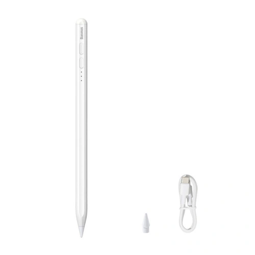 Rysik pojemnościowy LED do telefonu/tabletu Baseus Smooth Writing (biały)