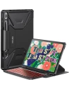 Case Infiland Keyboard Stand Samsung Galaxy Tab S8+ Plus/S7+ Plus/S7 FE 12.4 Schwarz