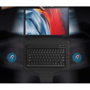 Hurtownia GSM - Etui Infiland Keyboard Stand Samsung Galaxy Tab S8+ Plus/S7+ Plus/S7 FE 12.4 Černé - INF26 - {ean13} - Hurt