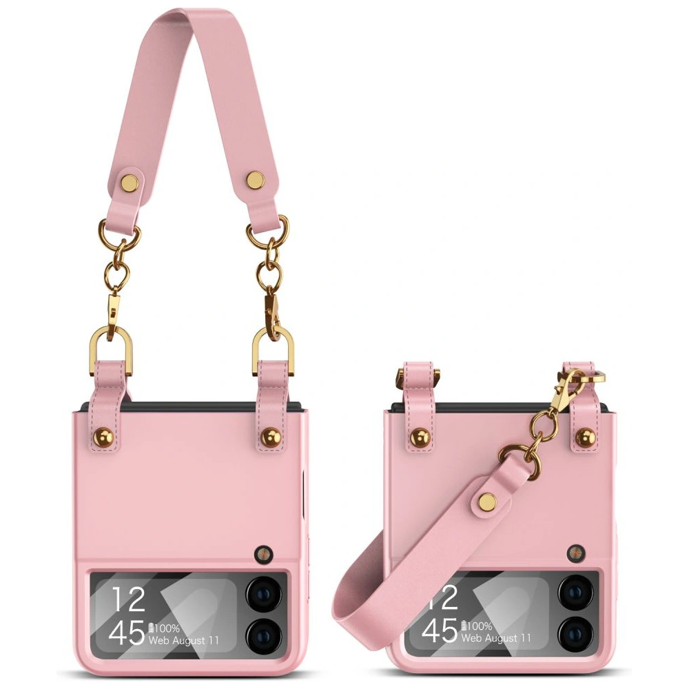 Hurtownia GSM - Etui Tech-Protect Icon Chain Samsung Galaxy Z Flip 4 Aur Roz - THP1490 - {ean13} - Hurt