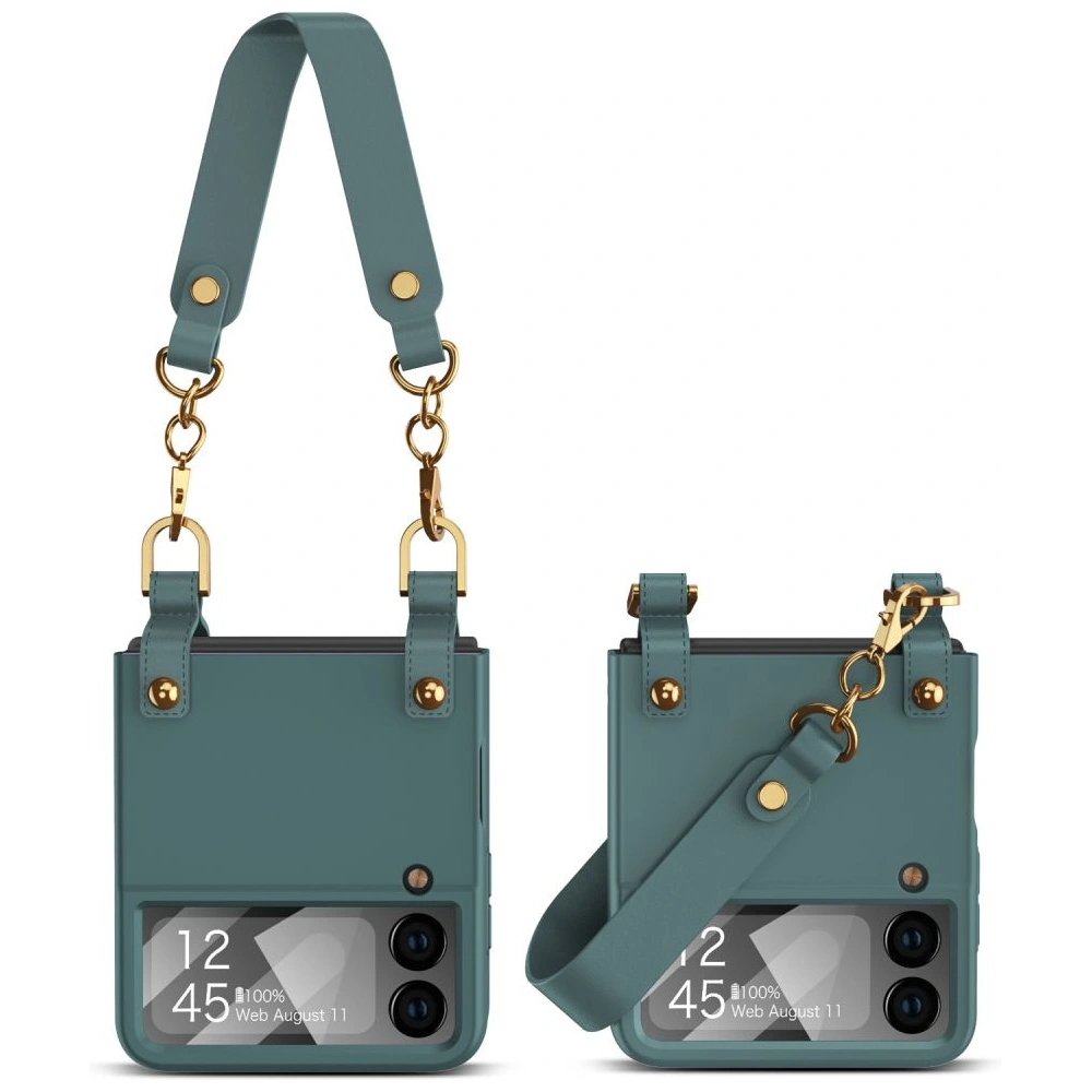 Hurtownia GSM - Etui Tech-Protect Icon Chain Samsung Galaxy Z Flip 4 Verde - THP1491 - {ean13} - Hurt
