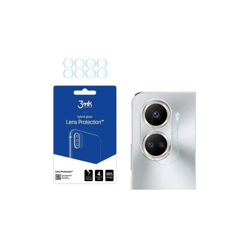 Hurtownia GSM - Hybridní sklo na objektiv fotoaparátu 3MK Lens Protect Huawei Nova 10 SE [4 PACK] - 3MK4217 - {ean13} - Hurt