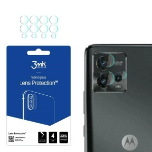 Hurtownia GSM - Szkło hybrydowe na obiektyw aparatu 3MK Lens Protect Motorola Moto G72 [4 PACK] - 3MK4218 - {ean13} - Hurt