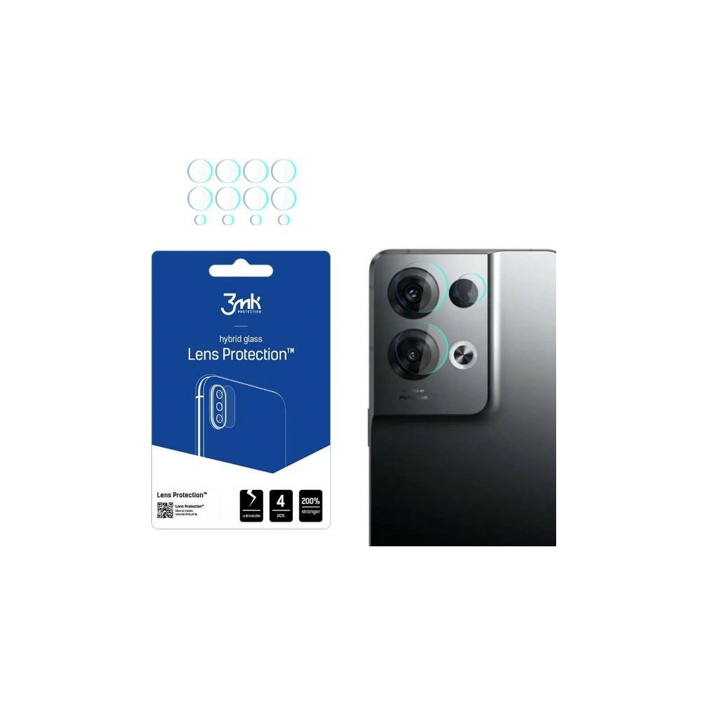 Wholesale 3MK Lens Protect Oppo Reno 8 Pro [4 PACK] - 3MK4219 - {ean13} - Hurt