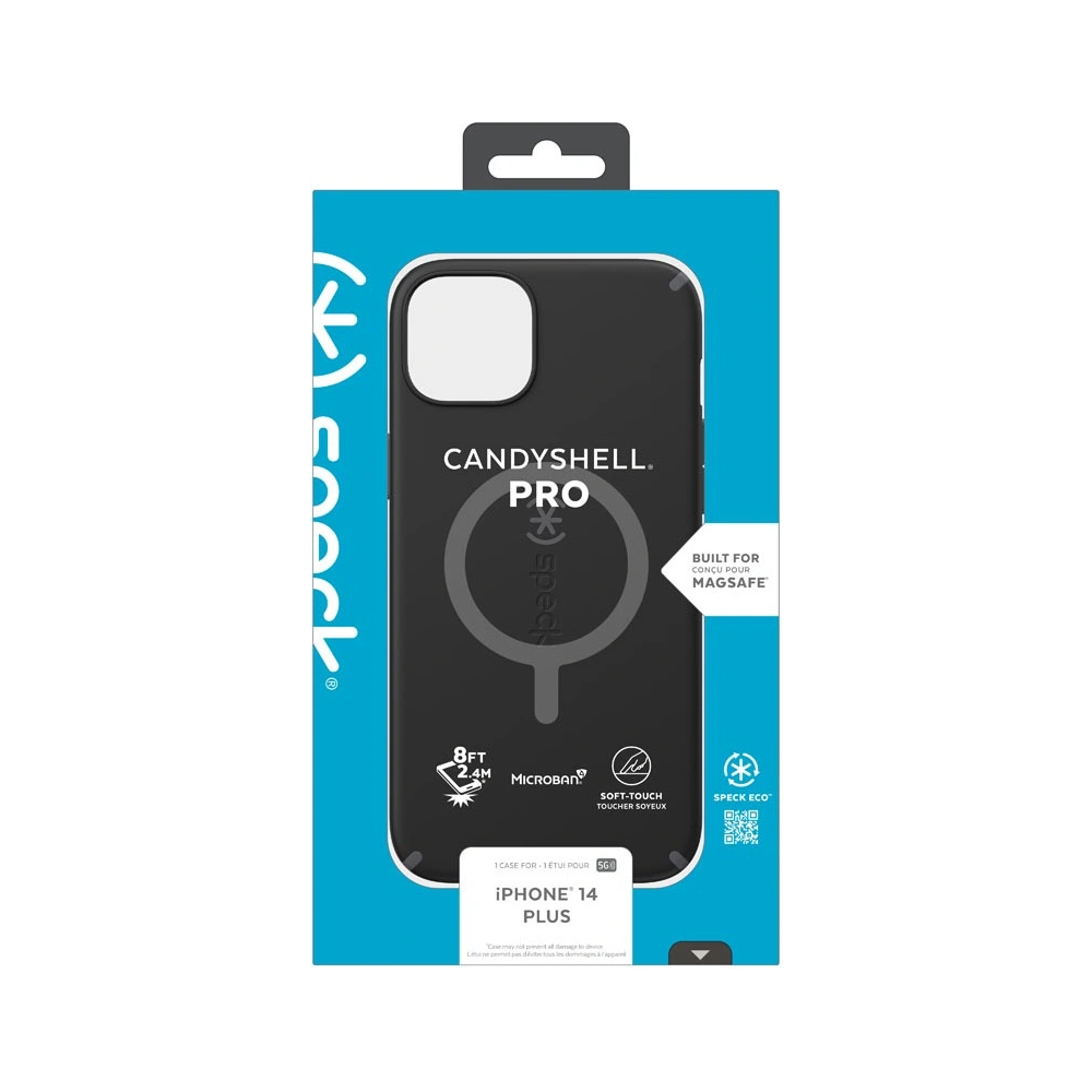 Hurtownia GSM - Case Speck CandyShell Pro + MagSafe MICROBAN für Apple iPhone 14 Plus / 15 Plus (Schwarz / Schiefergrau) - SPK458 - {ean13} - Hurt
