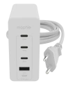 Hurtownia GSM - Síťová nabíječka Mophie GaN speedport 120W 3xUSB-C, 1xUSB-A (bílá) - MPH056 - {ean13} - Hurt