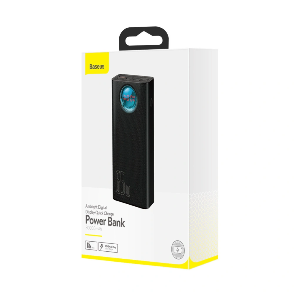 Hurtownia GSM - Powerbank Baseus Amblight 65W 30000mAh Overseas Edition černý - BSU3670 - {ean13} - Hurt