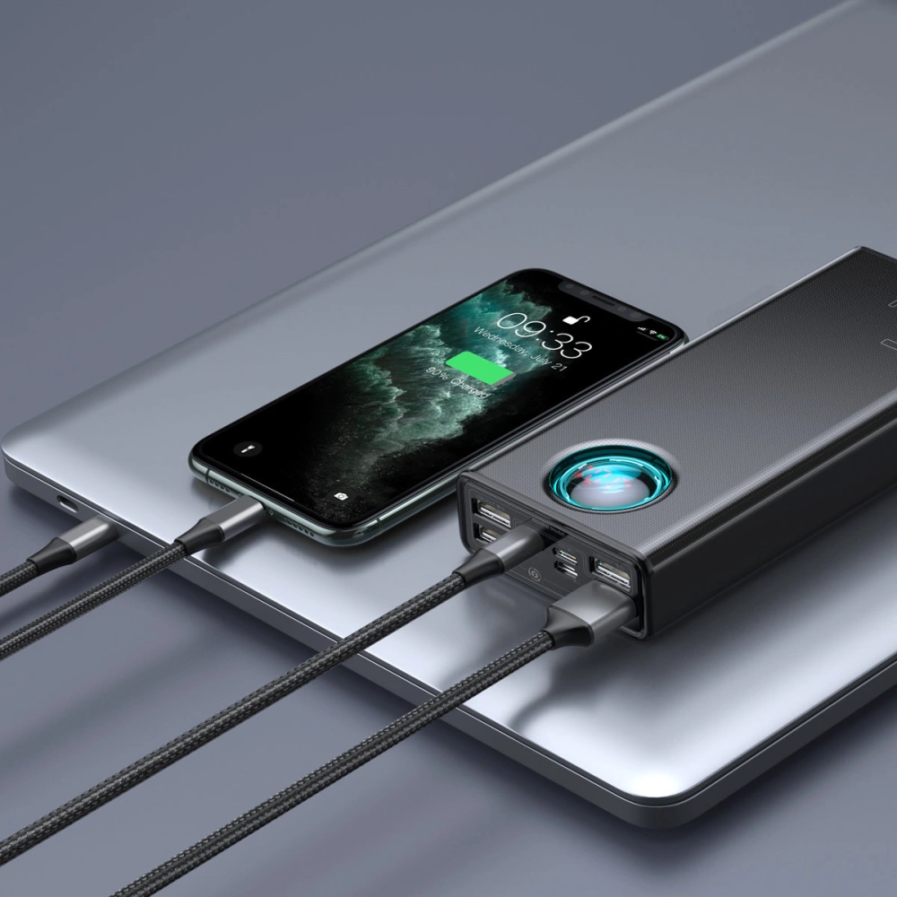 Hurtownia GSM - Powerbank Baseus Amblight 65W 30000mAh Overseas Edition černý - BSU3670 - {ean13} - Hurt