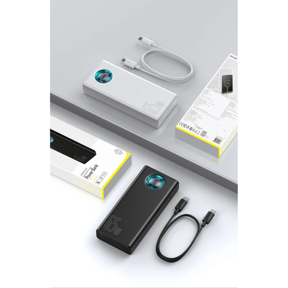 Hurtownia GSM - Powerbank Baseus Amblight 65W 30000mAh Overseas Edition černý - BSU3670 - {ean13} - Hurt