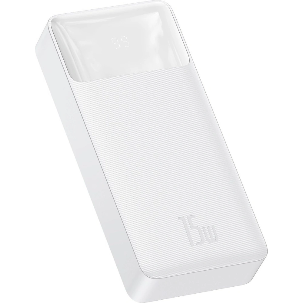 Wholesale Powerbank Baseus Bipow 20000mAh 15W Overseas Edition white + USB-A/microUSB cable 0.25m white - BSU3672 - {ean13} - Hurt