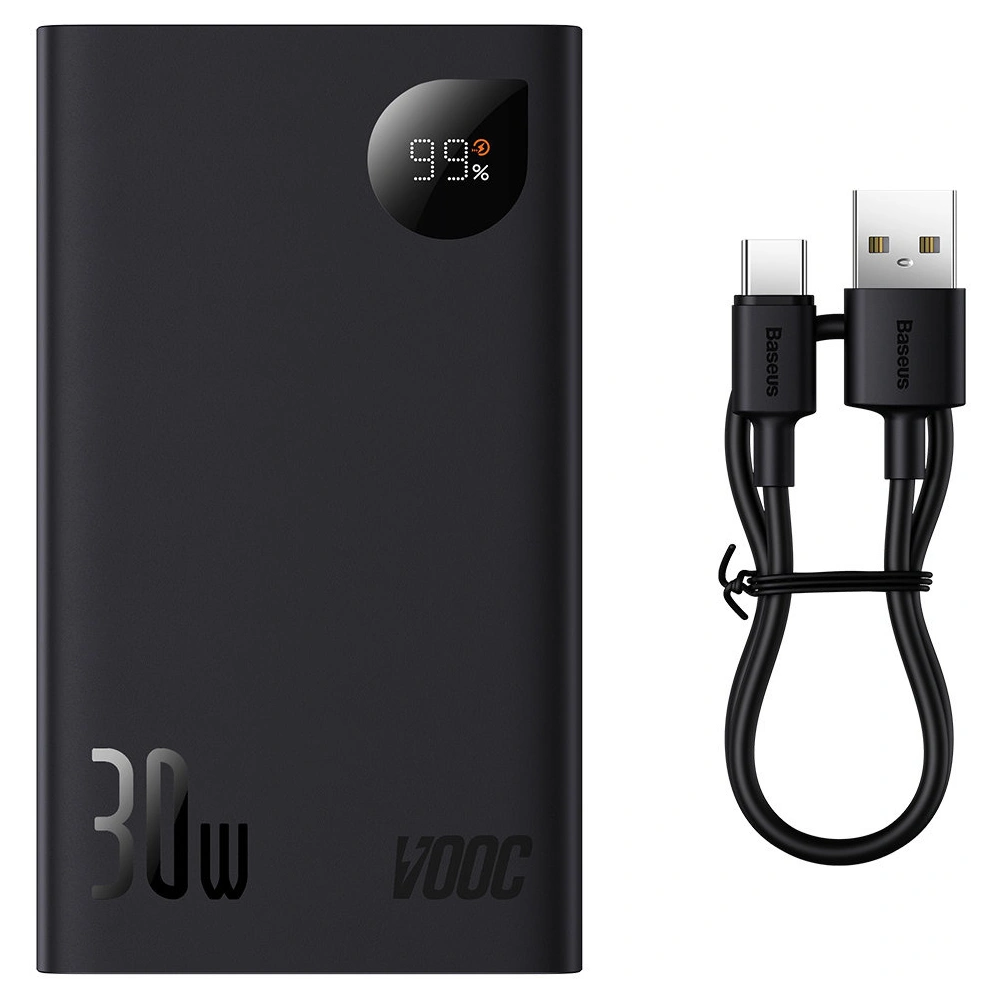 Hurtownia GSM - Powerbank Baseus Adaman2 20000mAh 30W 2xUSB/1xUSB-C Power Delivery Quick Charge SCP, Oppo Super VOOC negru - BSU3673 - {ean13} - Hurt