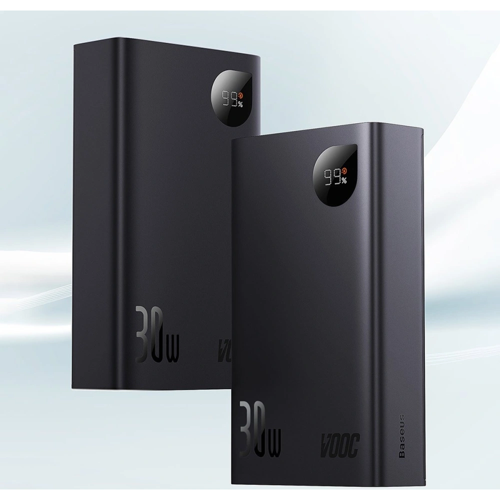 Hurtownia GSM - Powerbank Baseus Adaman2 20000mAh 30W 2xUSB/1xUSB-C Power Delivery Quick Charge SCP, Oppo Super VOOC negru - BSU3673 - {ean13} - Hurt