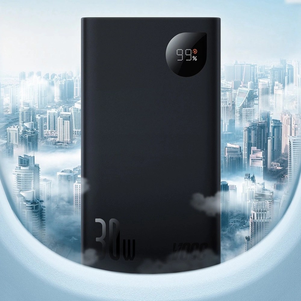 Hurtownia GSM - Powerbank Baseus Adaman2 20000mAh 30W 2xUSB/1xUSB-C Power Delivery Quick Charge SCP, Oppo Super VOOC negru - BSU3673 - {ean13} - Hurt