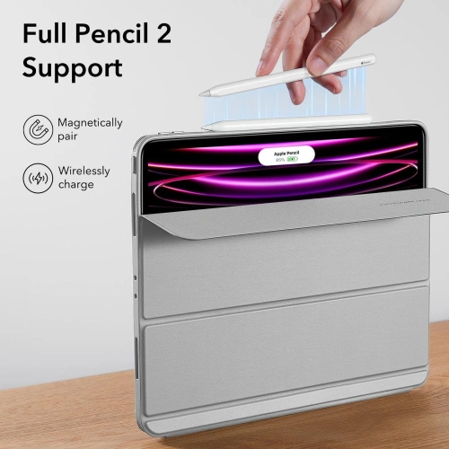 Etui ESR Ascend Hybrid Apple iPad Pro 12.9 2021/2022 (5. i 6. generacji) Grey