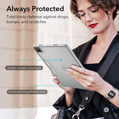 Etui ESR Ascend Hybrid Apple iPad Pro 12.9 2021/2022 (5. i 6. generacji) Grey