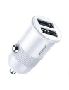 Autós töltő Joyroom 2x USB 3,1A fehér (C-A06)