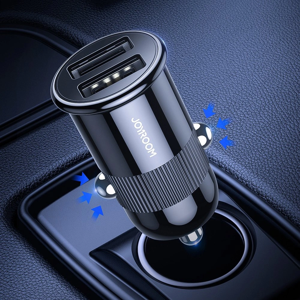 Hurtownia GSM - Nabíječka do auta Joyroom 2x USB 3,1A bílá (C-A06) - JYR95 - {ean13} - Hurt