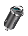 Încărcător auto Joyroom USB/USB-C 45W 5A Power Delivery Quick Charge 3.0 AFC SCP gri (C-A35)