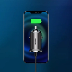 Hurtownia GSM - Autós töltő Joyroom USB/USB-C 45W 5A Power Delivery Gyors Töltés 3.0 AFC SCP szürke (C-A35) - JYR97 - {ean13} - Hurt
