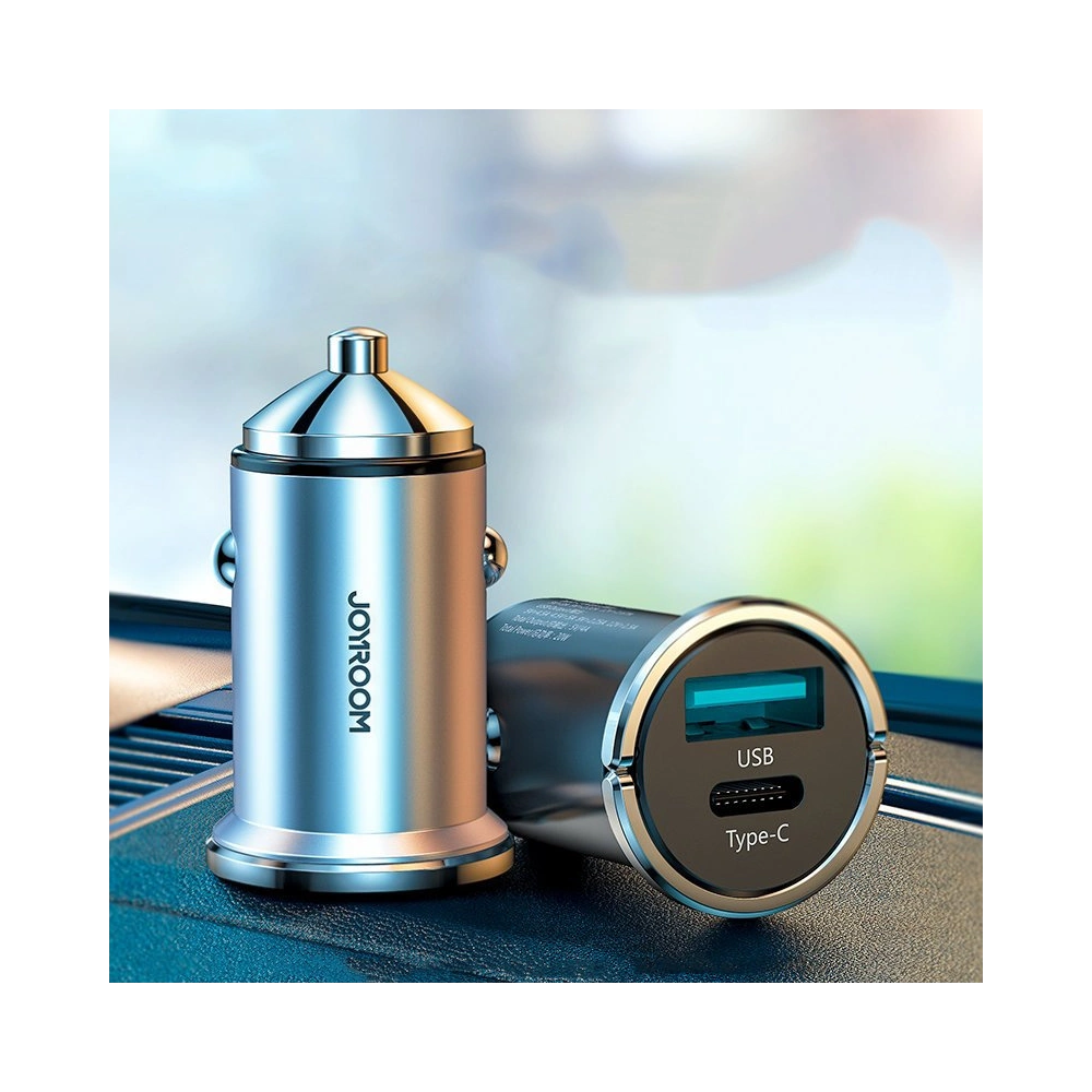 Hurtownia GSM - Auto nabíječka Joyroom USB/USB-C 20W 5A Power Delivery Quick Charge 3.0 AFC SCP modrá (C-A45) - JYR98 - {ean13} - Hurt