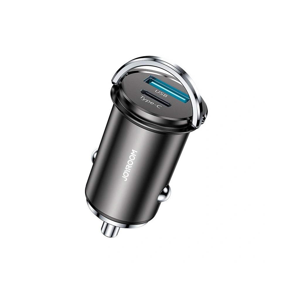 Hurtownia GSM - Autonabíječka Joyroom USB/USB-C 20W 5A Power Delivery Quick Charge 3.0 AFC SCP šedá (C-A45) - JYR99 - {ean13} - Hurt
