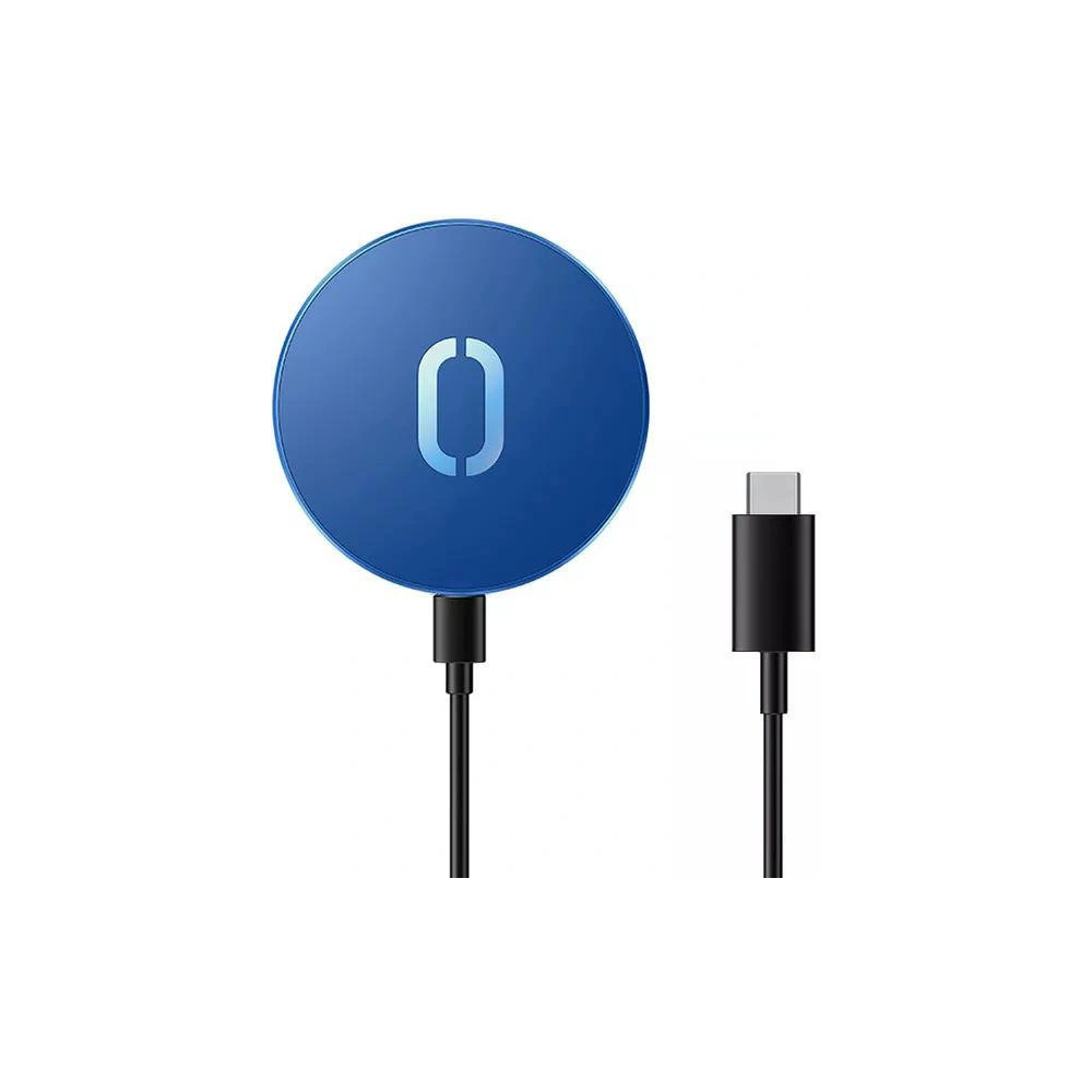 Hurtownia GSM - Kabelloses Ladegerät Joyroom MagSafe Qi 15W + USB-C Kabel blau (JR-A28) - JYR100 - {ean13} - Hurt