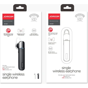 Hurtownia GSM - Kabellose Kopfhörer Joyroom Bluetooth 5.0 für das Auto weiß (JR-B01) - JYR101 - {ean13} - Hurt