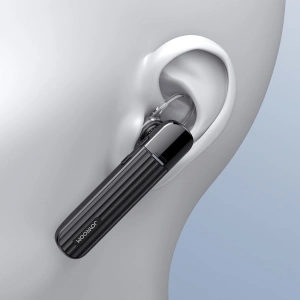 Wholesale Joyroom Headset Single Wireless Bluetooth 5.0 Earphone for Car white (JR-B01) - JYR101 - {ean13} - Hurt