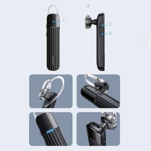 Słuchawka bezprzewodowa Joyroom Bluetooth 5.0 do samochodu biały (JR-B01)