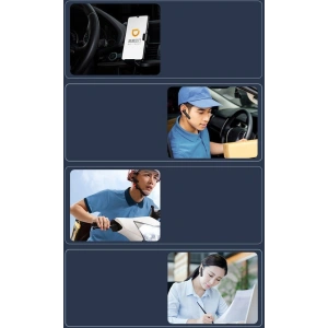 Hurtownia GSM - Kabellose Kopfhörer Joyroom Bluetooth 5.0 für das Auto weiß (JR-B01) - JYR101 - {ean13} - Hurt