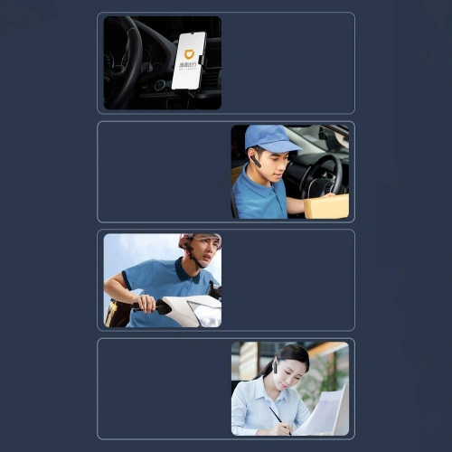 Słuchawka bezprzewodowa Joyroom Bluetooth 5.0 do samochodu biały (JR-B01)