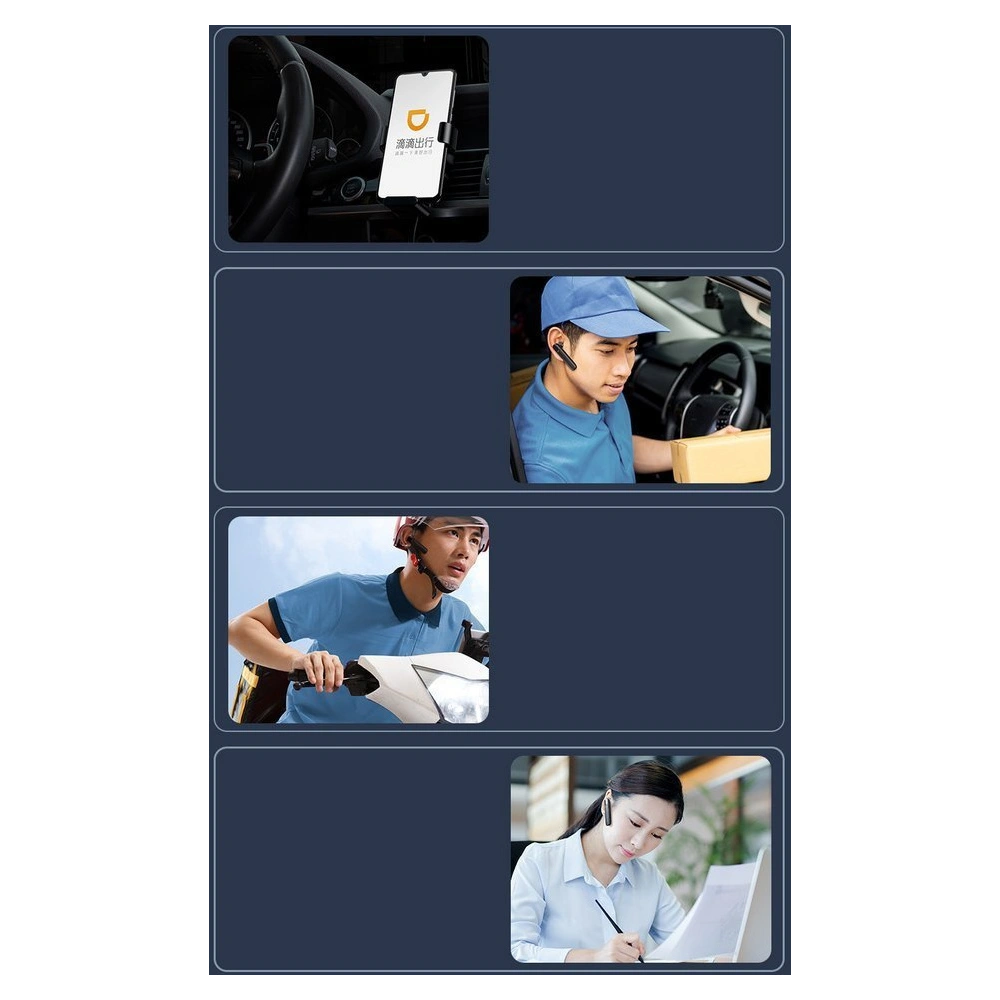 Hurtownia GSM - Căști wireless Joyroom Bluetooth 5.0 pentru mașină alb (JR-B01) - JYR101 - {ean13} - Hurt