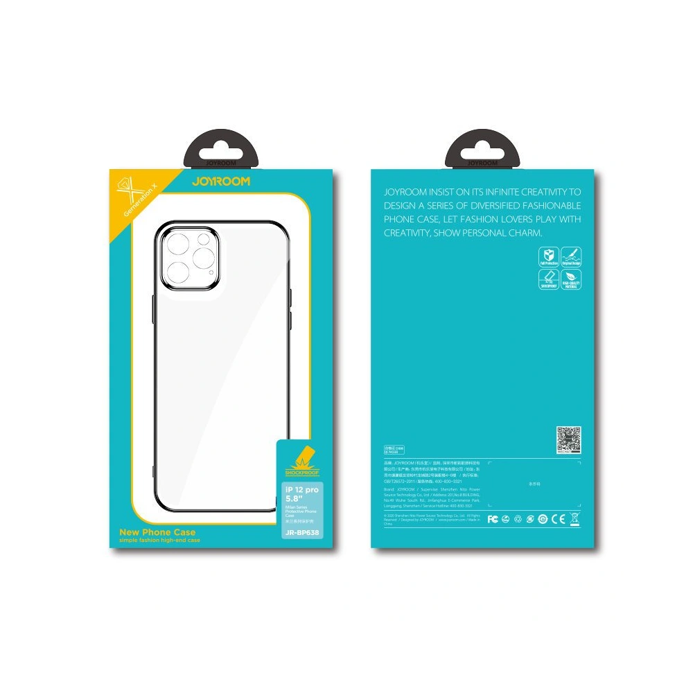 Hurtownia GSM - Etui Joyroom New Beauty Series Apple iPhone 12 mini negru (JR-BP741) - JYR103 - {ean13} - Hurt