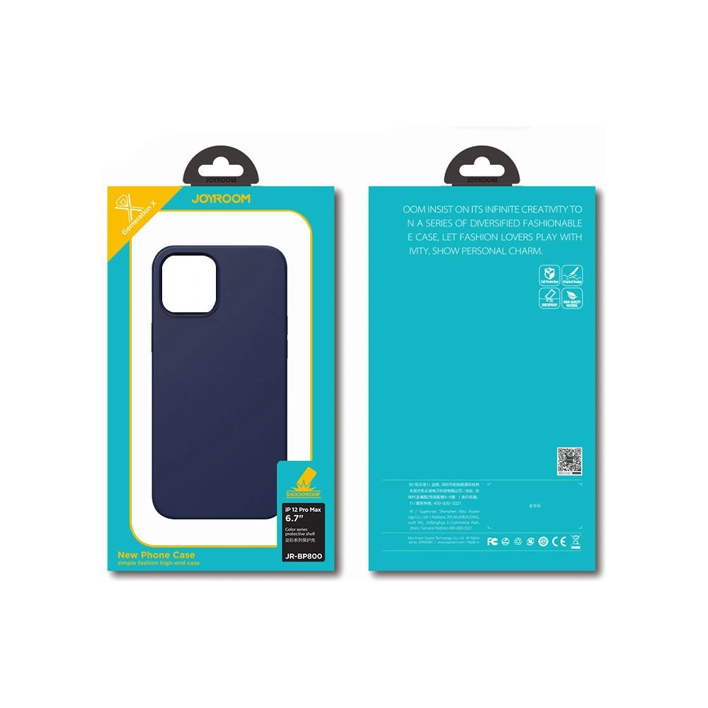Hurtownia GSM - Etui Joyroom Color Series Apple iPhone 12 Pro Max modrá (JR-BP800) - JYR144 - {ean13} - Hurt