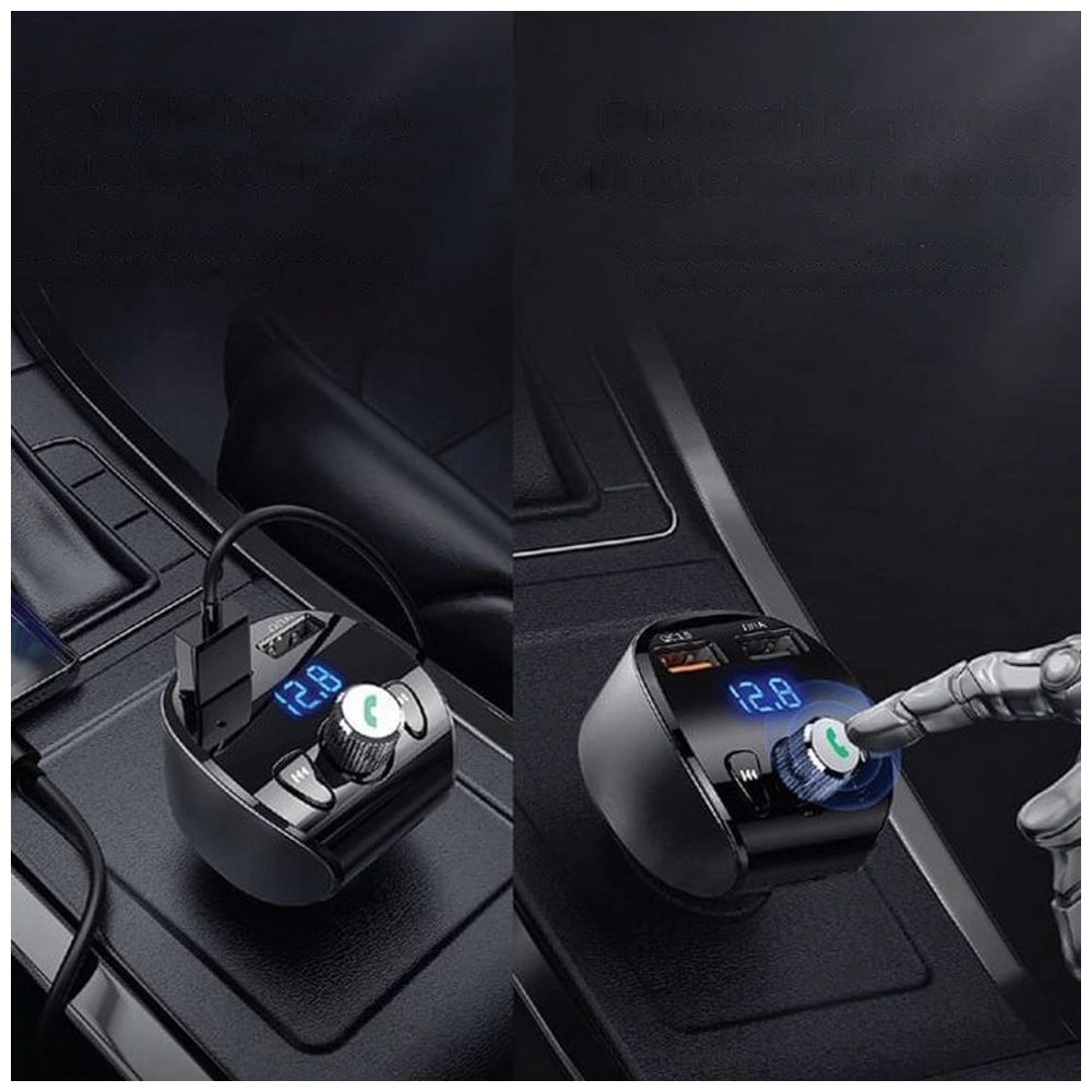Hurtownia GSM - Transmiter FM Joyroom Bluetooth 5.0 MP3 micro SD 2xUSB 18W 3A QC 3.0 černý (JR-CL02) - JYR150 - {ean13} - Hurt